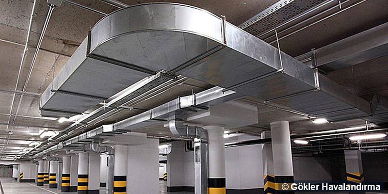 Kapalı Otopark Jet Fan ve Egzoz Sistemi - Gökler Havalandırma